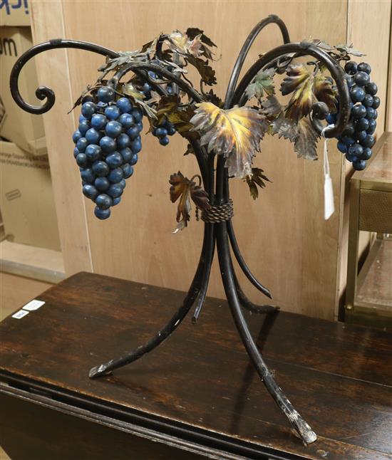 A grape stand Table, H.59cm